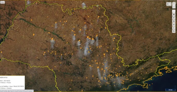 Focos de incêndio neste ano superam mesmo período de 2020 em 3 biomas; veja situação segundo dados do Inpe