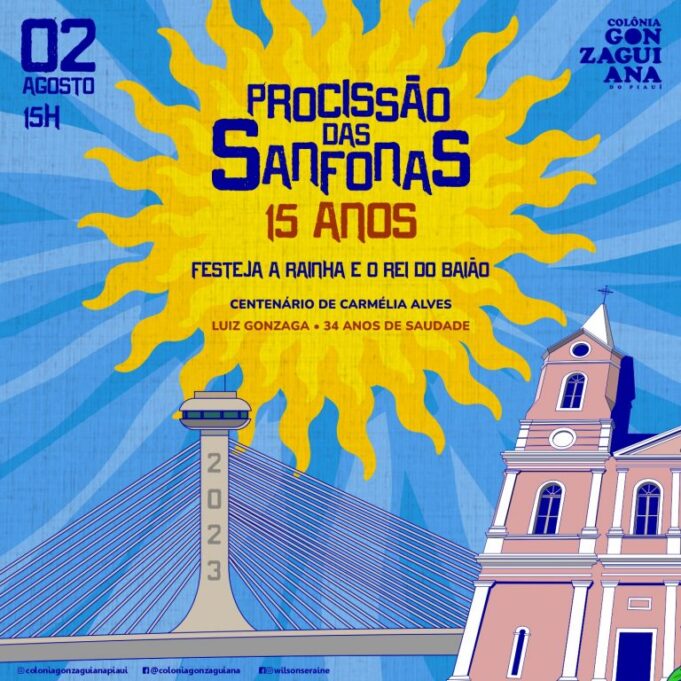 Procissão de Sanfoneiros marca os 171 anos de Teresina