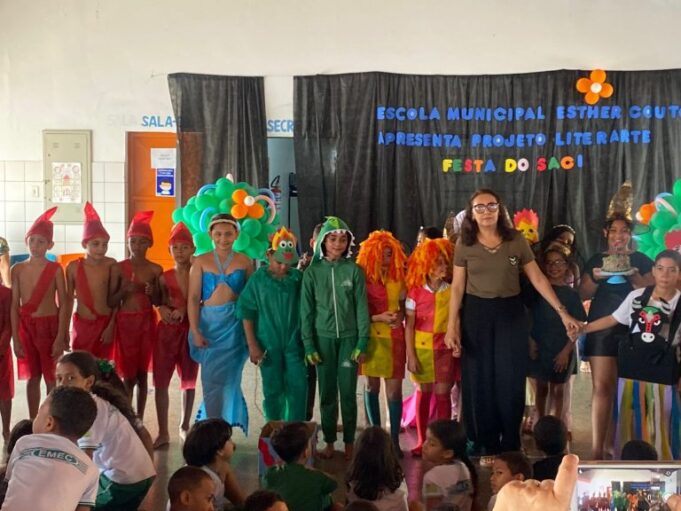 Projeto Literarte: Escola Municipal Esther Couto apresenta “A festa do Saci”