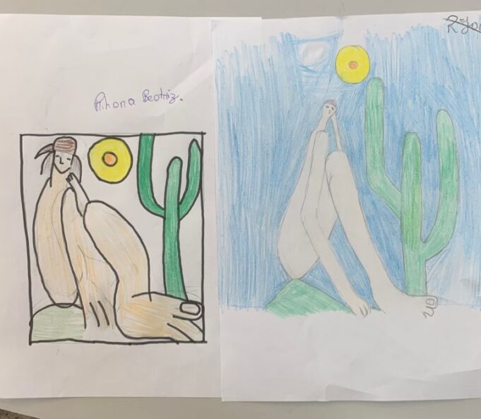 Alunos da Escola Municipal H. Dobal realizam exposição em sala de aula