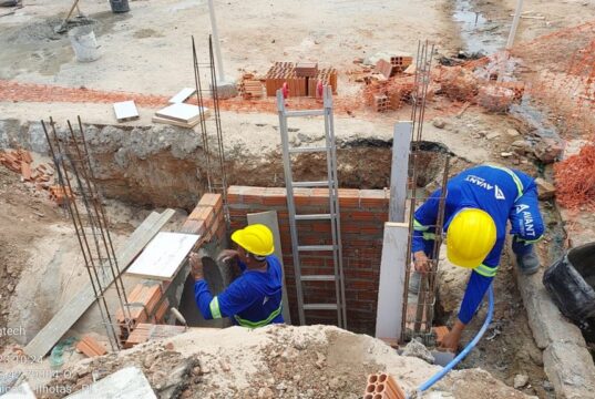 Prefeitura de Teresina implanta 85 metros de tubulação no bairro Ilhotas para evitar alagamentos durante chuvas