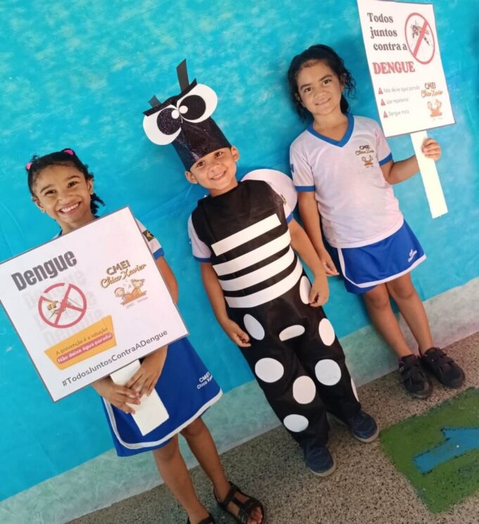 CMEI Chico Xavier promove campanha de conscientização contra dengue