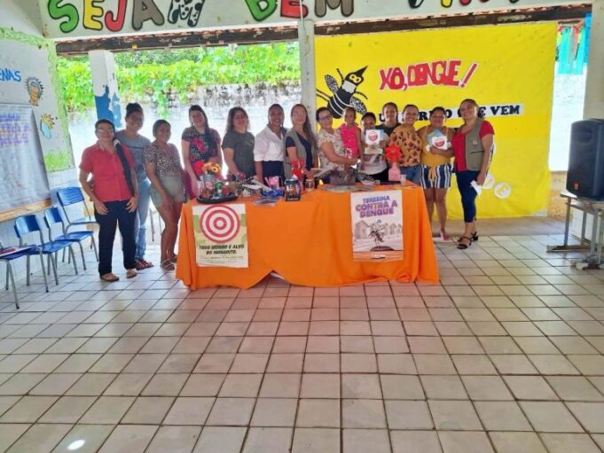 Famílias do CMEI Cássia Cristina participam de ação contra a Dengue