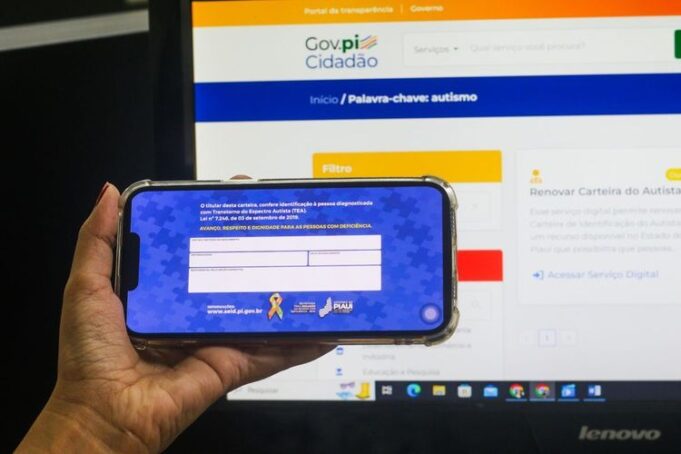 Tecnologia e inclusão: Gov.pi Cidadão facilita emissão da Carteira do Autista no Piauí