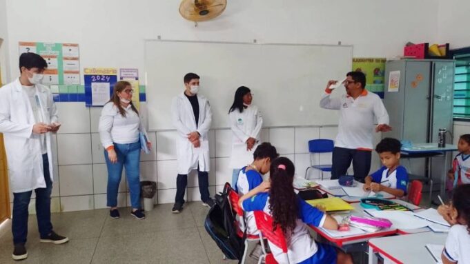 Escola Municipal Deoclécio Dantas recebe o Programa Saúde na Escola