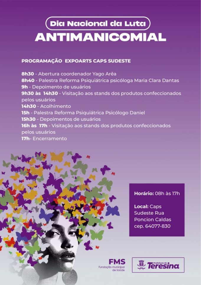 CAPS II Sul promove evento com exposição de trabalhos dos usuários