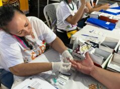 Sesapi realiza ação de testagem e orientação em abrigo de Teresina nesta quinta-feira (23).